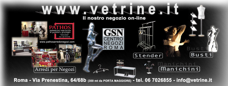 Accessori per Vetrine  Centro Vetrine Negozi GSN